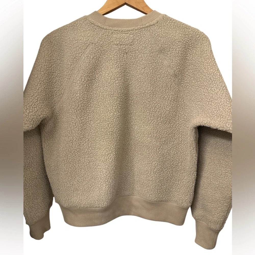 Everlane The Renew Raglan Sherpa Fleece Sweatshirt- Women’s Medium - Picture 7 of 7